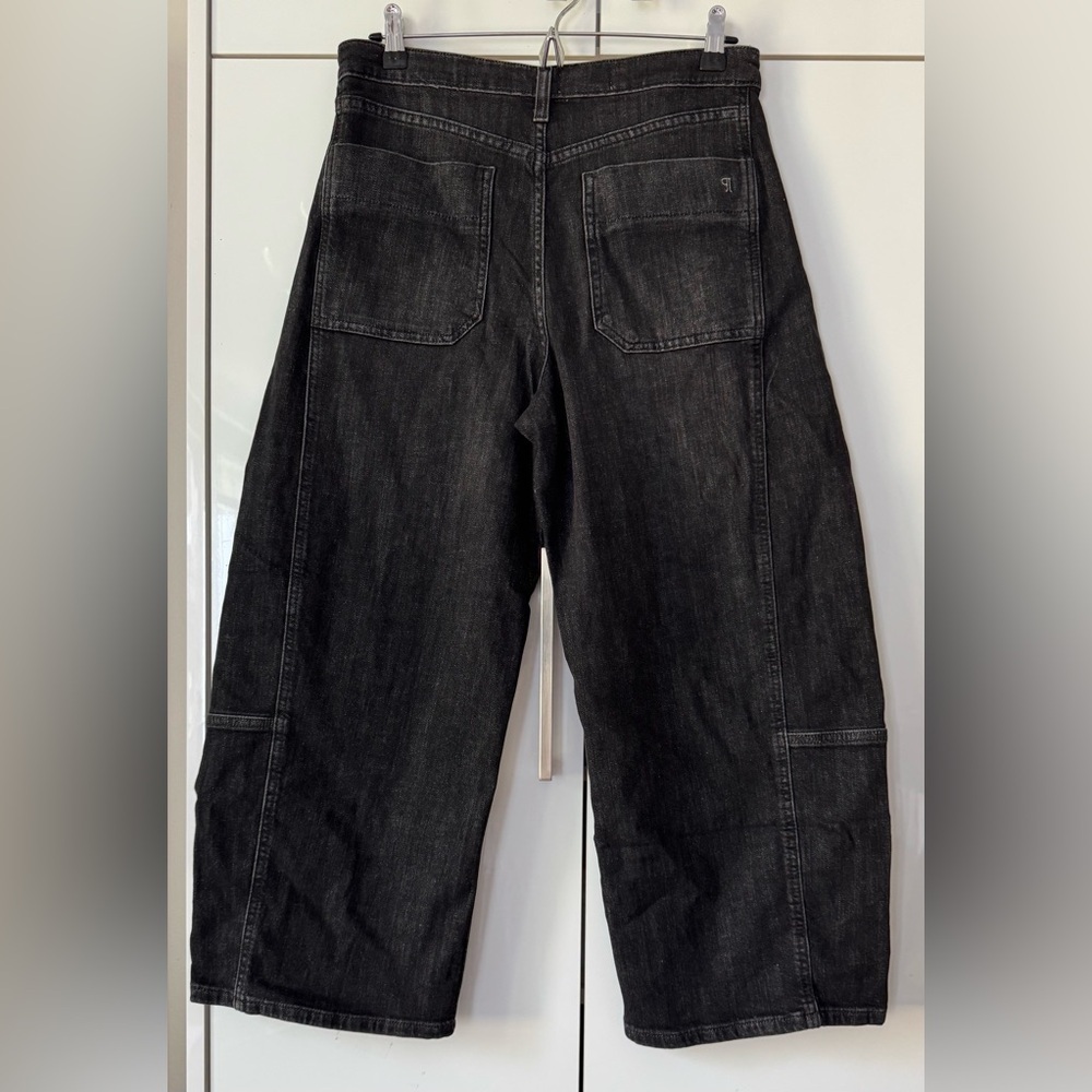 NWT Size 29 - The Kenna Mid-Rise Heritage Barrel Jeans by Pilcro Black - Picture 5 of 16